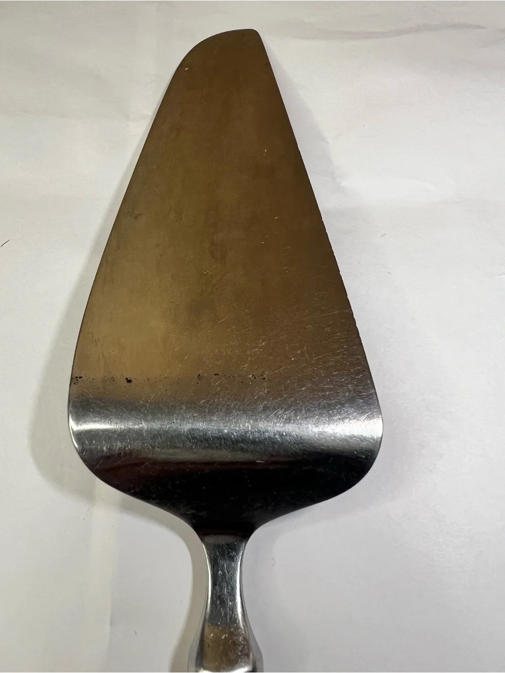 Vintage Towle Stainless Steel Cake Server - Sterling Silver Handle